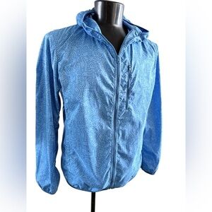 Men's Blue Patterned Jacket- Keith Haring - Uniqlo